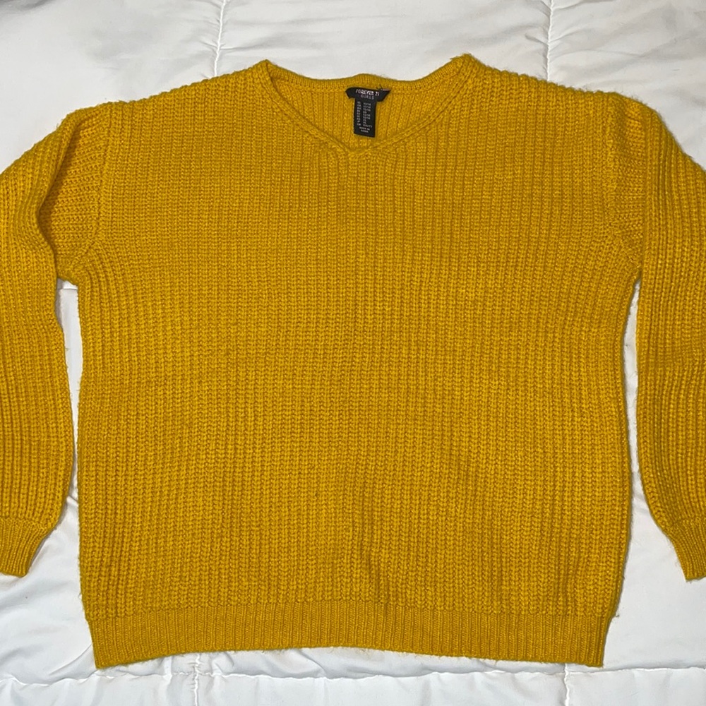 Yellow sweater